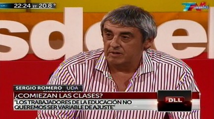 El dirigente docente habl con Joaqun Morales Sol sobre la paritaria docente y rechaz cualquier posibilidad de implementacin del 
