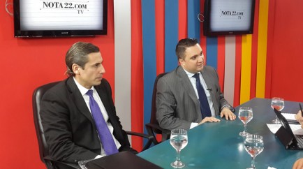 Javier Casco y Jos� Mohamad en NOTA22.COM TV