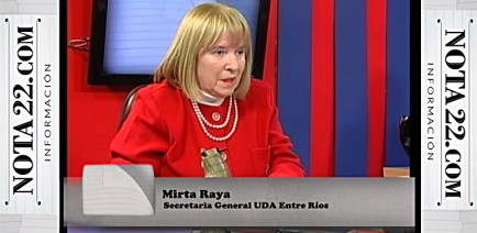 Mirta Raya fue reelecta al frente de UDA Entre Ros 