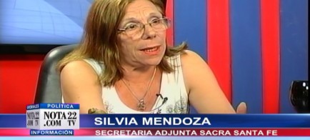 Silvia Mendoza, sindicalista de SACRA