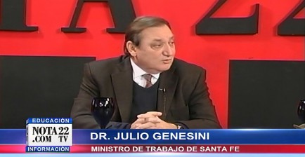 Julio Genesini y la situacin del trabajo en Santa Fe