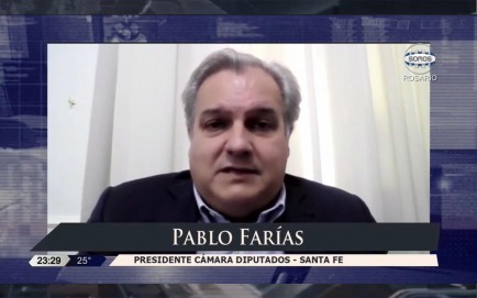 Pablo Farias habló de varios temas legislativos