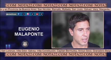 Eugenio Malaponte dursimo con Maximiliano Pullaro