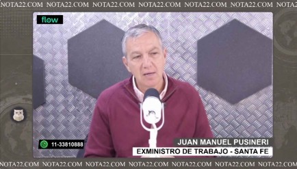 Pusineri cuestion� la pol�tica laboral de Pullaro