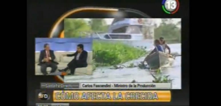 Son las estimaciones que se hacen desde el Ministerio de la Producción de la provincia. Sumadas a las de la vecina provincia de Entre Ríos ascenderían a 1.000.000 las cabezas de ganado que se verán afectadas por la crecida del Río Paraná. En Santa Fe se abrió un registro de campos disponibles para albergar animales del complejo isleño.