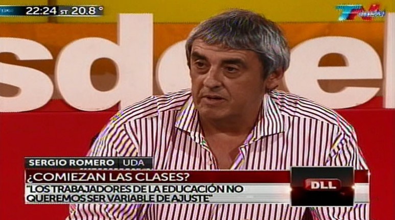 El dirigente docente habló con Joaquín Morales Solá sobre la paritaria docente y rechazó cualquier posibilidad de implementación del