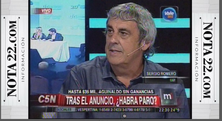 El titular de la UNIÓN DOCENTES ARGENTINOS, Sergio Romero, pasó por el programa MINUTO 1 que conduce el periodista Gustavo Sylvestre.