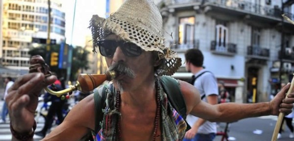 Marcha por la despenalizaci�n del consumo de la marihuana