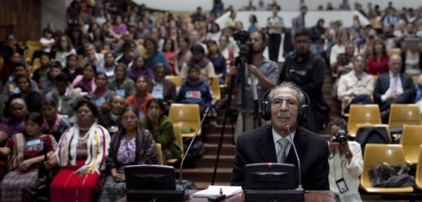 R�os Montt, condenado a 80 a�os de prisi�n inconmutables por genocidio y cr�menes contra la Humanidad