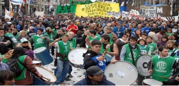 Detienen a miembros de ATE por incidentes