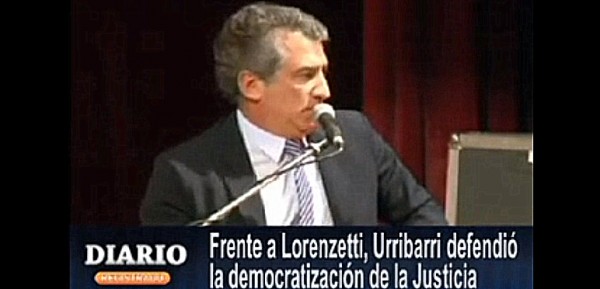 Frente a Lorenzetti, Urribarri apoyó la reforma judicial