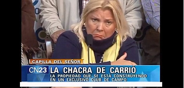 Denuncian a Carrió por enriquecimiento ilícito