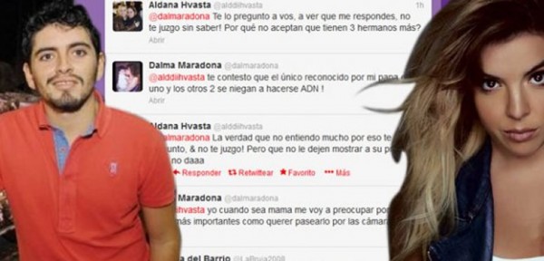 Dalma Maradona vs. Diego Maradona Jr.: 
