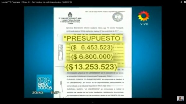 De Vido: �Vamos a seguir premiando a los artistas�