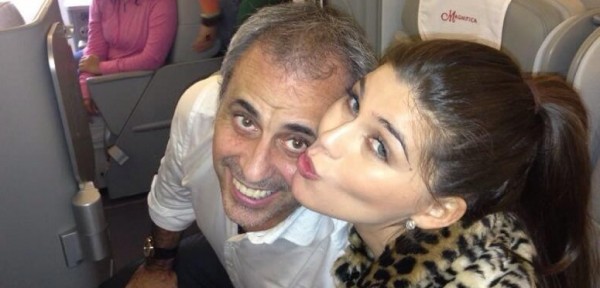 El romntico viaje de Jorge Rial y la Nia Loly a Roma