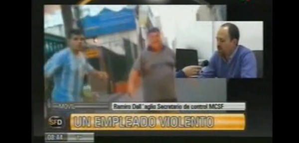 Suspendieron al chofer de la grúa que embistió a un ciudadano