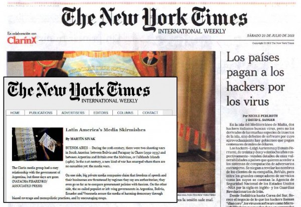 El d�a que �Clar�n� silenci� a �The New York Times�