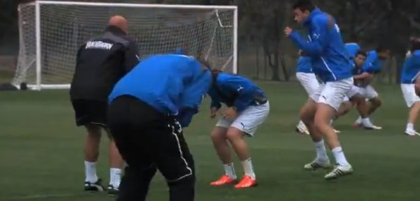 Un rayo suspendi un entrenamiento y dej a todos en shock
