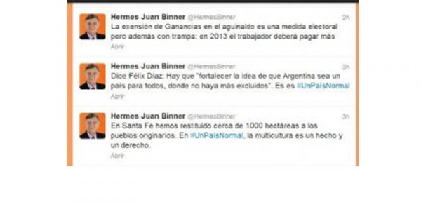 Binner y un nuevo error en Twitter