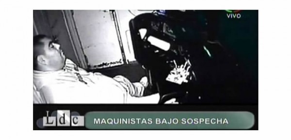 Pidi� perd�n el maquinista del tren Sarmiento filmado mientras conduc�a dormido