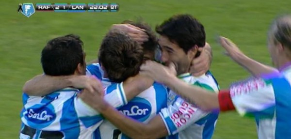 Rafaela baj� a Lan�s