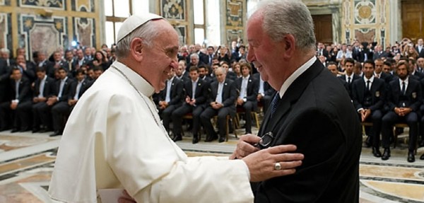 Desopilante an�cdota de la visita al Papa: �Vino 