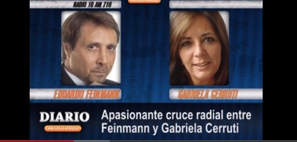 Tremendo cruce entre Cerruti y Feinmann