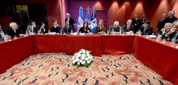 Cristina se reunió con empresarios y gremialistas