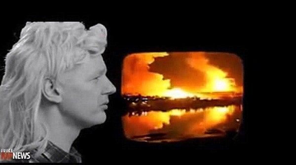 Assange rapea en su campa�a para senador