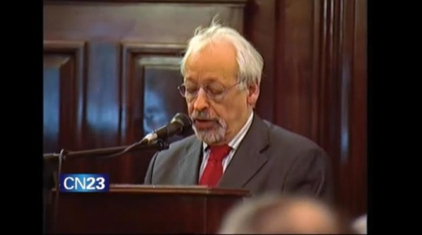 Verbitsky cruzó a Lorenzetti en plena audiencia por la Ley de Medios