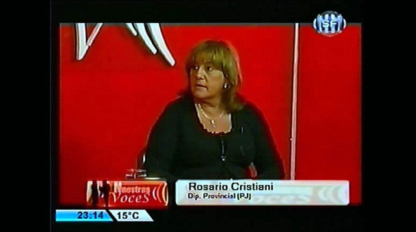 Rosario Cristiani defendi su rol al frente de la Comisin de Educacin