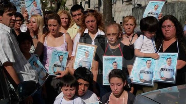 Los familiares, amigos y colegas del taxista Jorge Goriz pidieron justicia