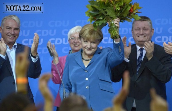 Merkel celebra aplastante victoria y se prepara para un tercer mandato