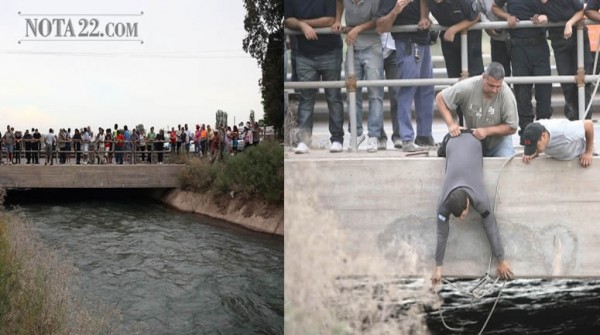 Se cay� un patrullero al canal San Mart�n y confirmaron la muerte de dos polic�as