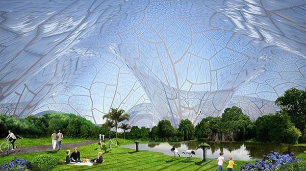 Crean una burbuja para cubrir Pekín y evitar el smog