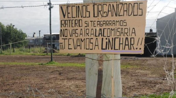 En un barrio de Santa Fe alertan a los ladrones