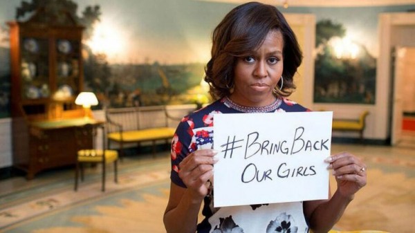 Michelle Obama y el horror en Nigeria: 