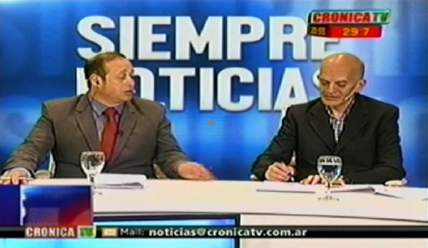 Periodista de CRNICA TV agradece informacin a NOTA22.COM