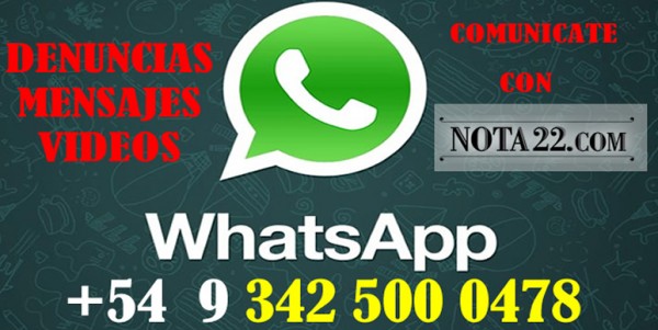 Comunicate con NOTA22.COM a travs de WhatsApp