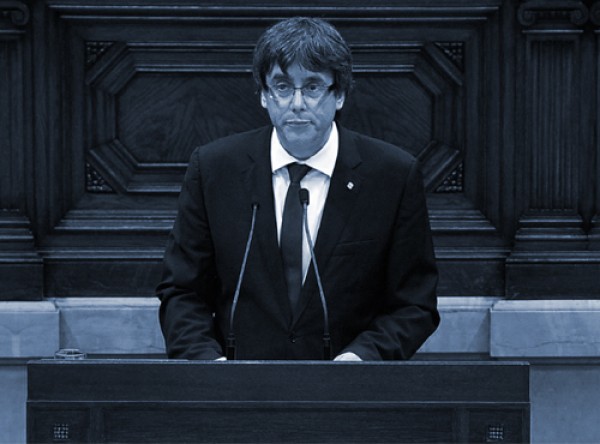 Puigdemont, tras salir de la crcel: 