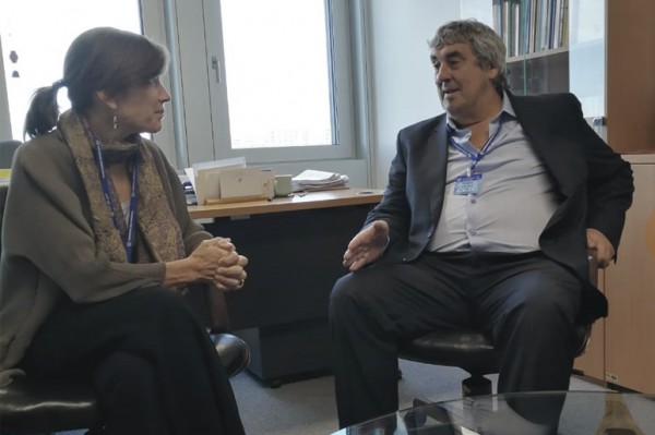 Reunin clave internacional entre Sergio Romero y Karen Curtis, referente de la OIT