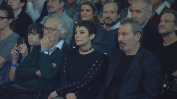 Daniel Vila, el dueño de América, en la primera fila del acto de Cristina