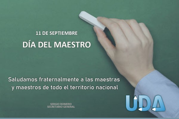 11 de septiembre | Da del Maestro