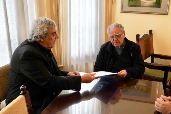 Romero se reuni con Monseor Oscar Ojea