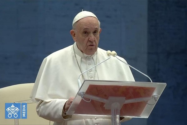 El papa Francisco asegur que difundir desinformacin sobre el COVID-19 es una violacin a los derechos humanos