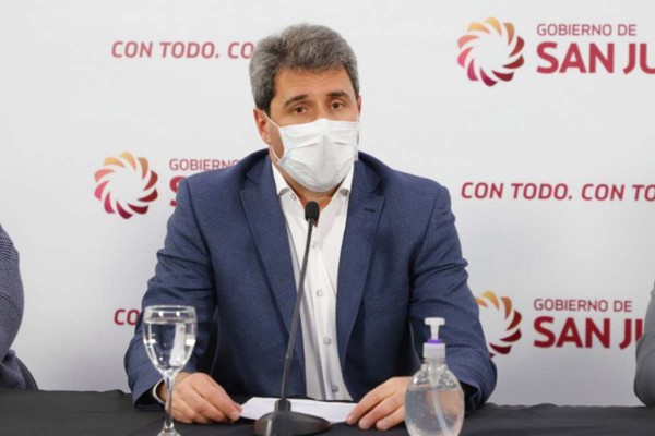 Uñac anunció que se vuelve a cuarentena estricta por 14 días