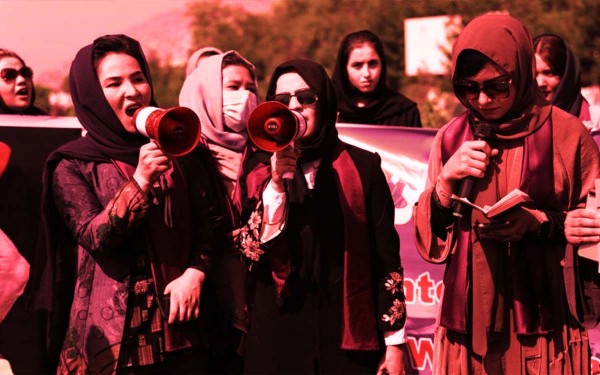 Afganistn: los talibanes disuelven la protesta por los derechos de las mujeres en Kabul