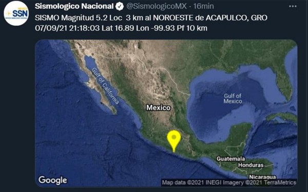 Gobernador de Guerrero confirm� la muerte de una persona tras sismo de 7.1; no hay riesgo de Tsunami