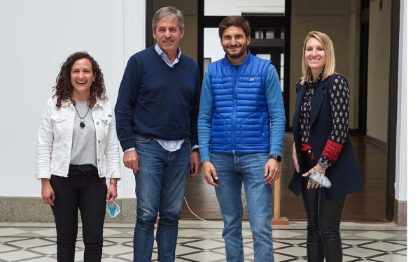 Maximiliano Pullaro brind� su apoyo a la lista de Laura Mondino