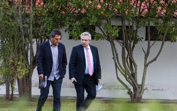 Alberto Fernndez y Sergio Massa se renen en Olivos para definir al reemplazante de Mximo Kirchner